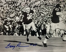 Barry Pierson Michigan Autographed 8x10 photo  1969 With Show Tick As CO A