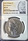2024 Morgan Dollar MS 70 NGC First Releases