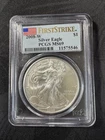 2008-W American Silver Eagle $1 PCGS MS69 FIRST STRIKE Bullion Beauty Coin