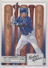 2019 Panini Leather & Lumber Bats Whit Merrifield #92 0jl3