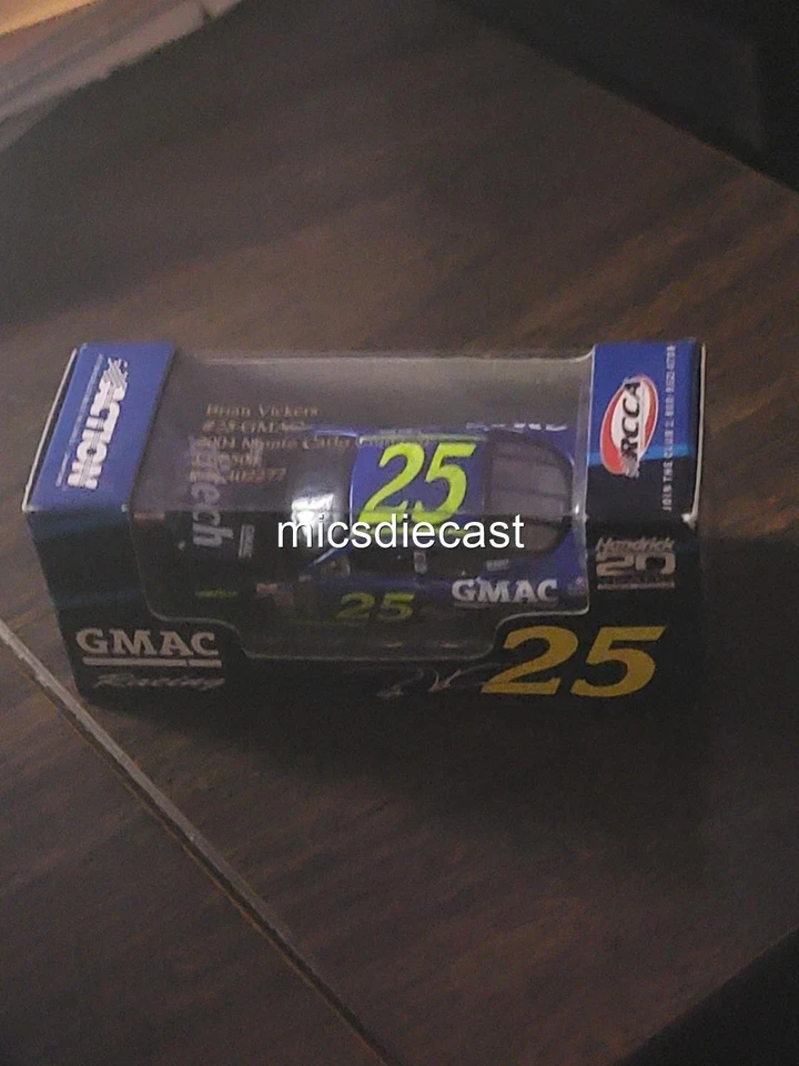 Raro Free Sh 2004 Brian Vickers #25 GMAC ROOKIE HO Club Diecast 1:64 HMS NUEVO EN CAJA Foto 2 de 4