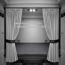 4tlg. LKW Gardinen Scheibengardinen Vorhänge Für MAN TGA TGX TGS TGM TGL + Haken