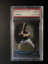 2000 Bowman Chrome Jason Hart RC Rookie Card #159 PSA 9. rookie card picture