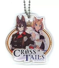 Cross Tails Acrylic Keyholder for PS4//Switch 60mm