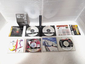 Sega Saturn White Console 3D Multi controller Game soft case Nights Japan