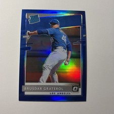 2020 Panini Donruss Optic - Rated Rookies Brusdar Graterol #58 Blue Pandora...