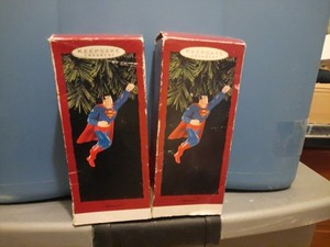 2 Hallmark Ornament: 1993 Superman NEW IN BOX