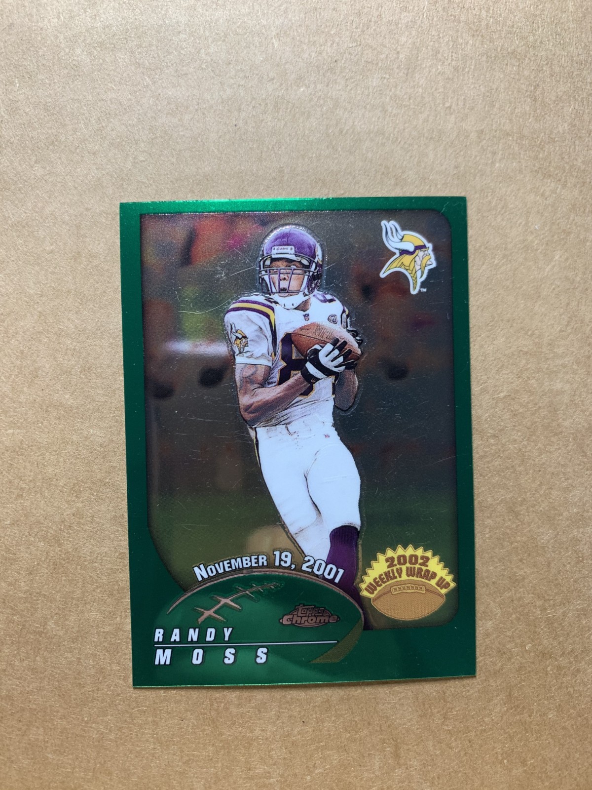 2002 Topps Chrome - Weekly Wrap Up Randy Moss #155 Vikings