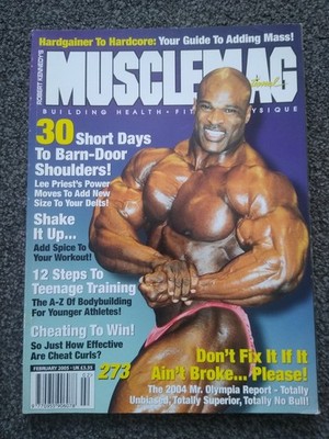 Musclemag Bodybuilding Magazine Ronnie Coleman February 2005