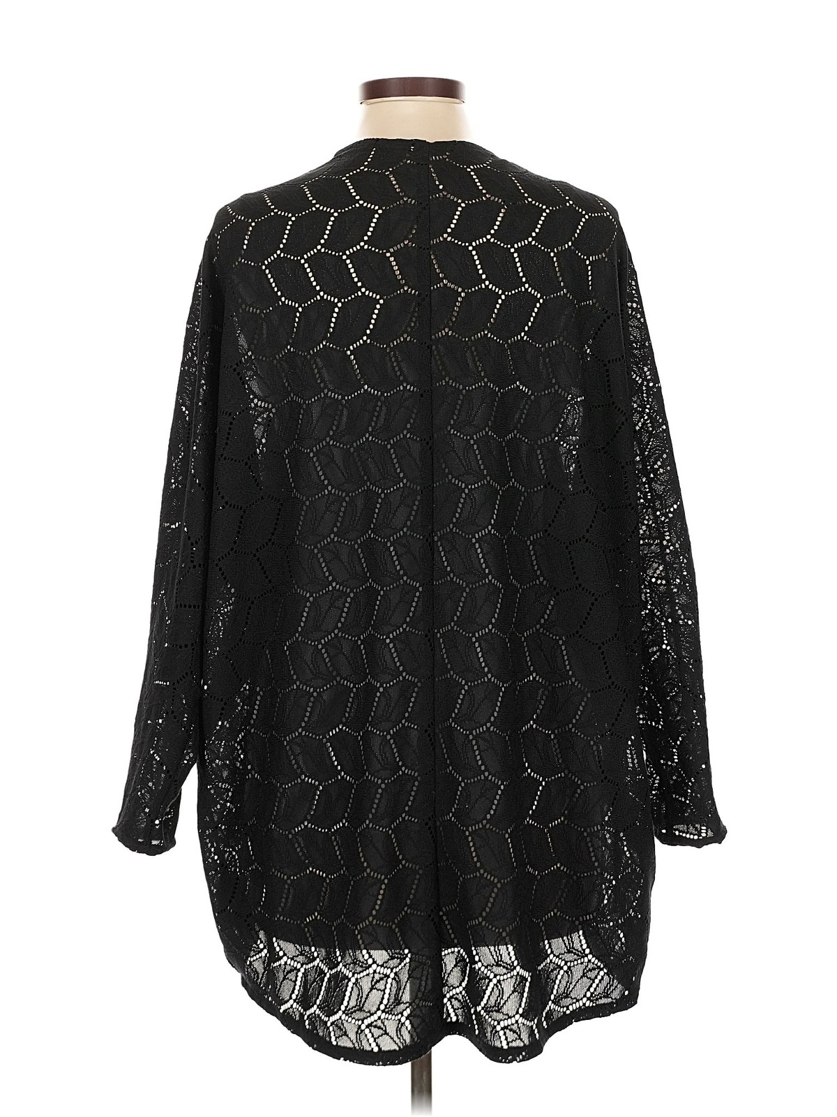 Divided by H&M Women Black Kimono L thumbnail 2
