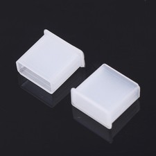 50 Pcs Transparent Plug Covers for USB Ports on Laptops and PCs