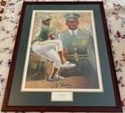 Autographed Vida Blue (1971 MVP, Cy Young) Framed Poster Signed Numbered w/ COA — photo 1