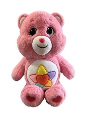 Care Bears 14  Plush True Heart Bear 2022 Pink Heart Star Belly Heart Hands Feet