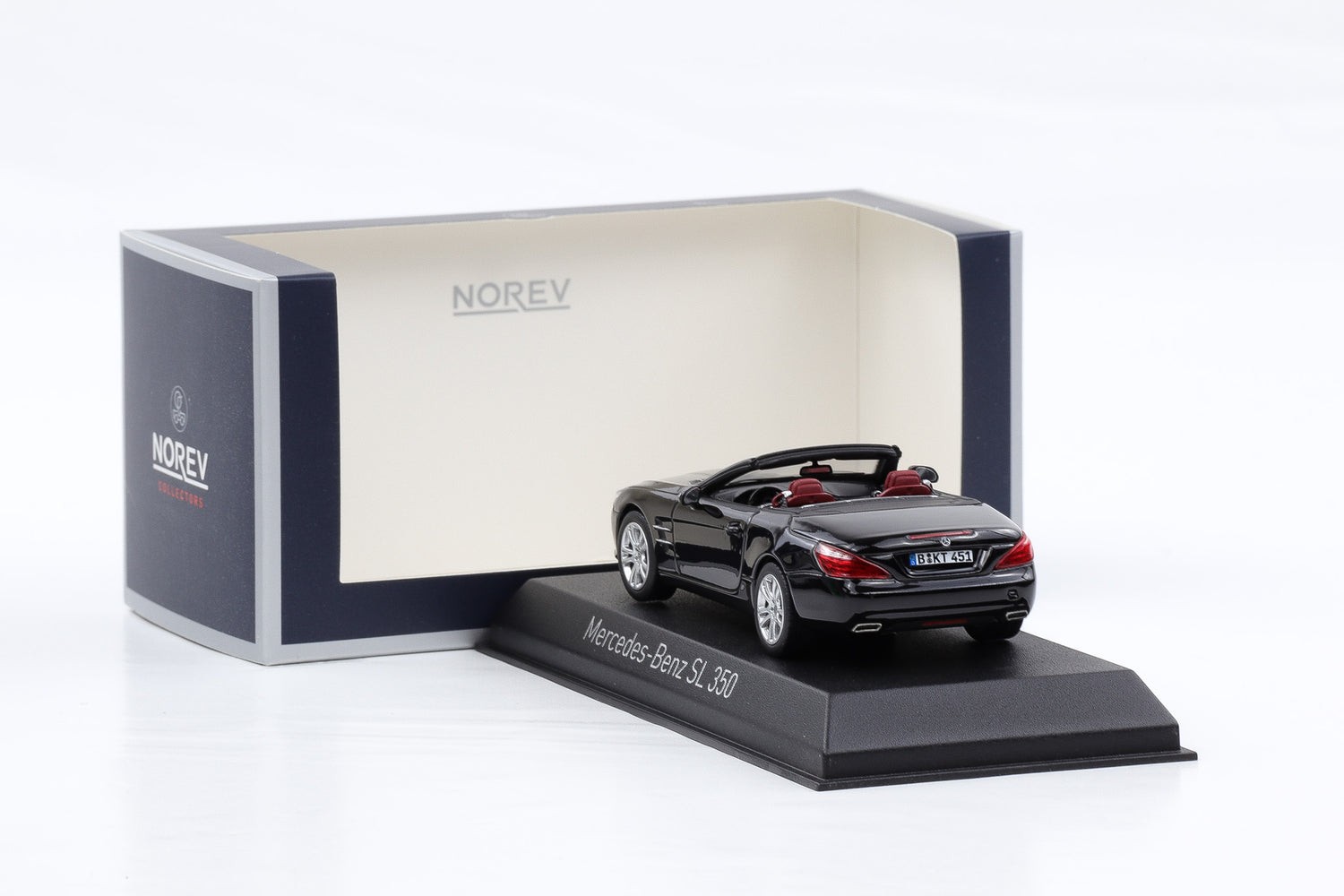 1:43 Norev Mercedes-Benz 350 R231 2012 Black With Hardtop Detachable