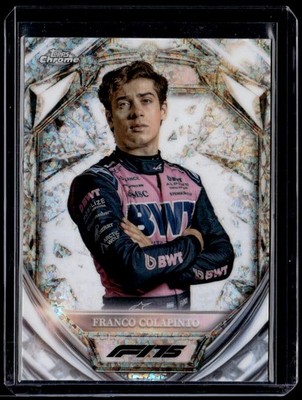 Franco Colapinto 2025 Topps Chrome Formula 1 F1 Diamond Anniversary Base