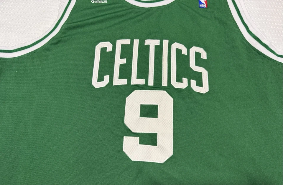 ADIDAS Rajon Rondo 9 NBA 绿色波士顿凯尔特人队缝制球衣尺寸 XXL 长度 +2 — 第 3/4 张图片