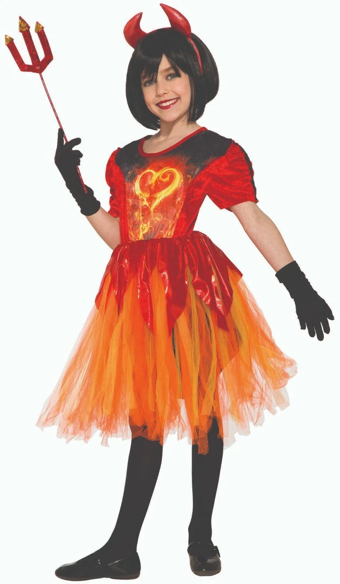 GWAWG Set da 4 pezzi per costume da diavolo da donna – Cerchietto con corna da diavolo, gemme per il viso, tatuaggio cicatrice e bacchetta, accessori per costume di Halloween per cosplay, carnevale