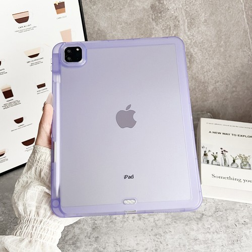 Candy Clear Case Cover With Pencil Holder For iPad Air/Pro 11 Air 5/4 10/9/8/7th - Picture 19 of 20