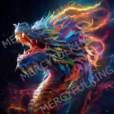 Dragon - Digital AI Art Image (4k HD) High Resolution Print Download