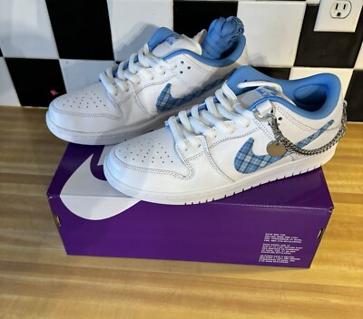 Nike SB Dunk Low Pro x Nicole Hause White University Blue Men 10 1/2
