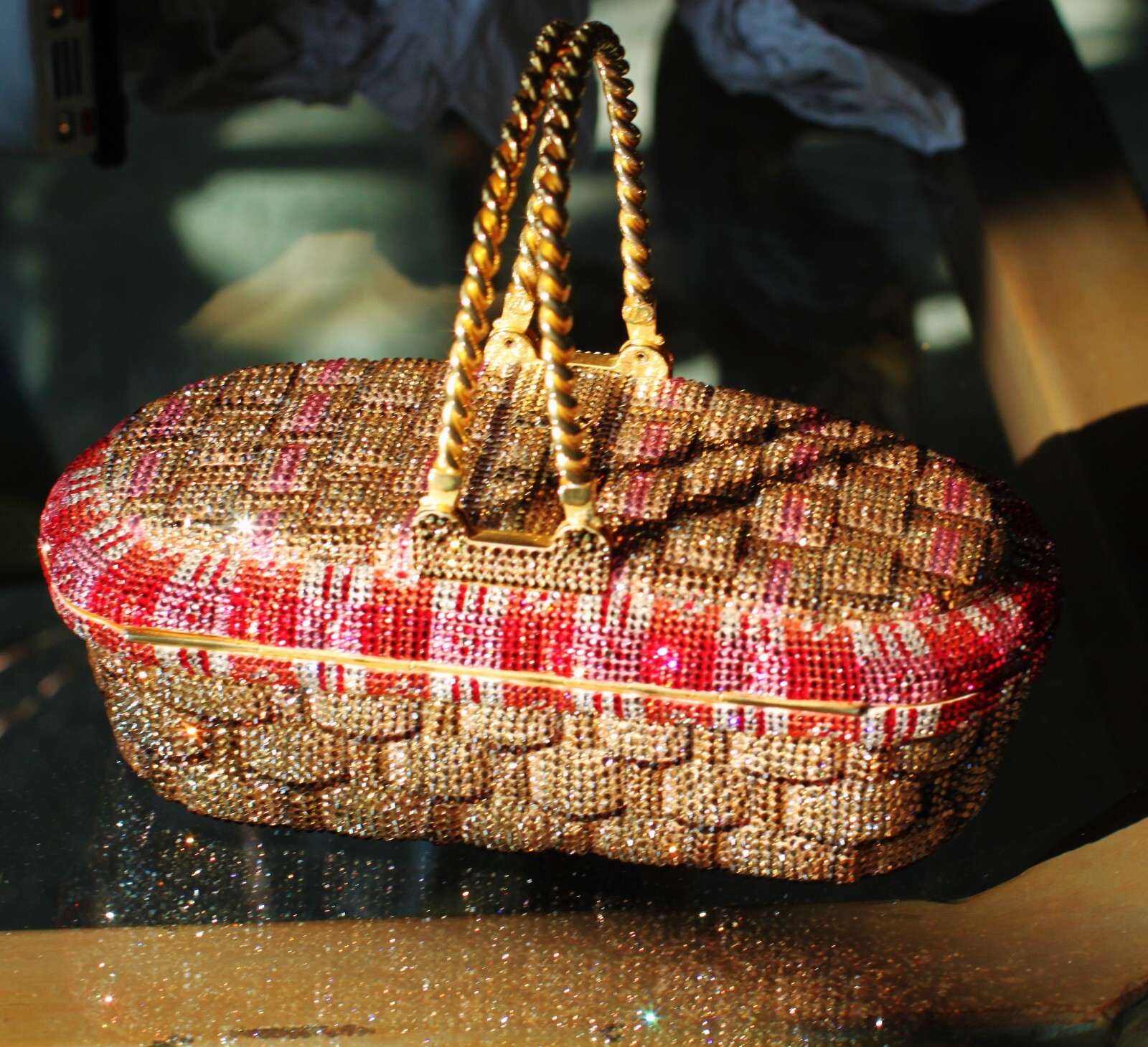 Judith Leiber Rendez-Vous Picnic Basket Minaudiere Clutch