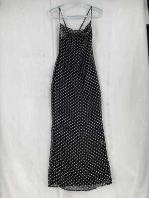 black and white striped maxi dress with sleeves Fifteen Twenty Tyler Side Twist Dress