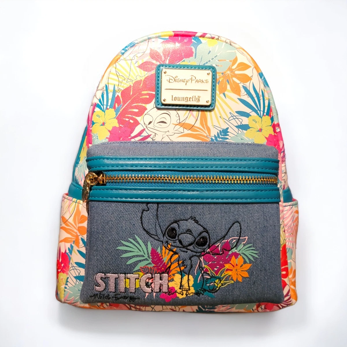 Summer Flower Loungefly Backpack / Stitch - Disneyland Paris Disney Parks