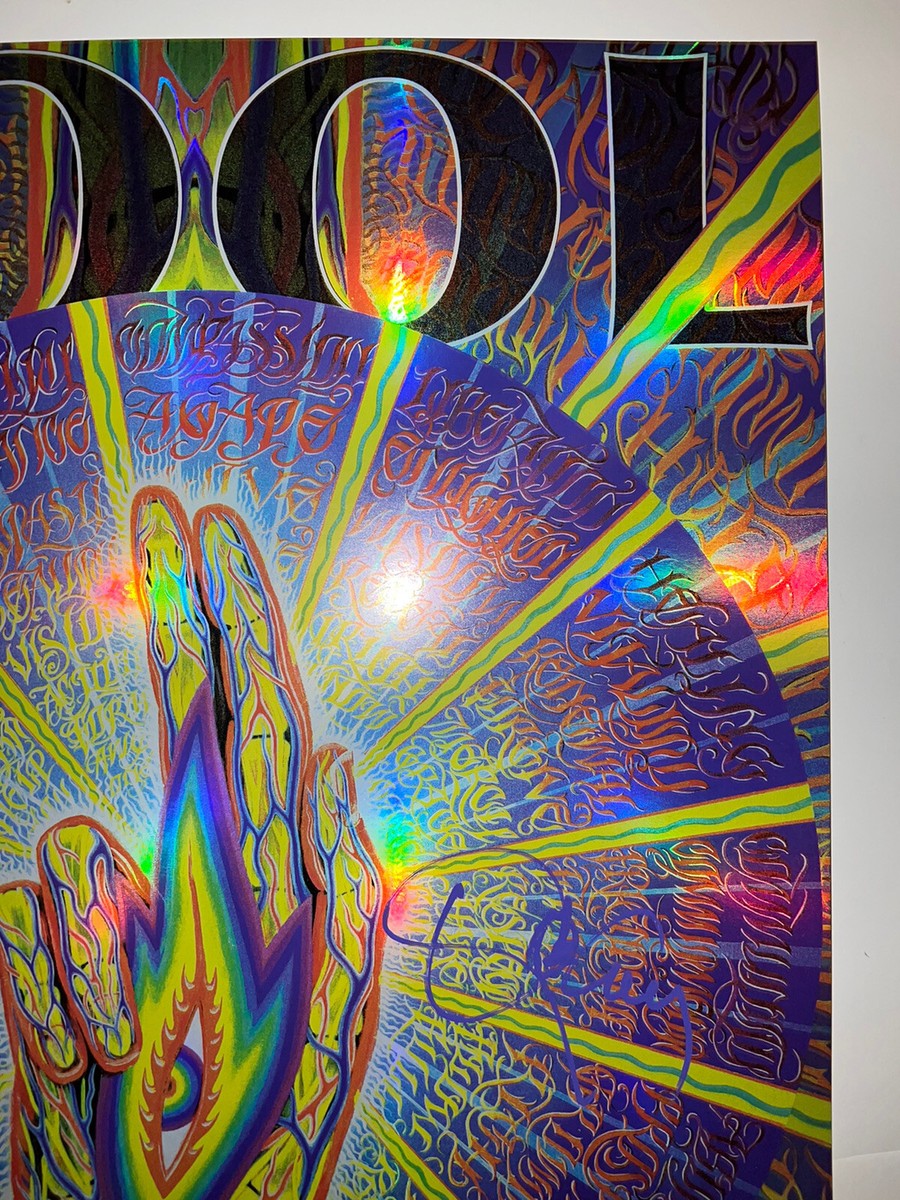 2022 TOOL SIGNED PRAGUE CZECH REPUBLIC POSTER CONCERT 5/23/22 ALEX