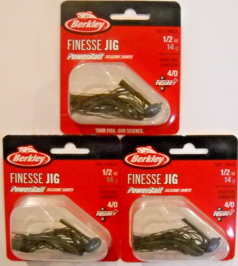 Lot of 3 BERKLEY POWERBAIT JIGS - Choose size/color/style