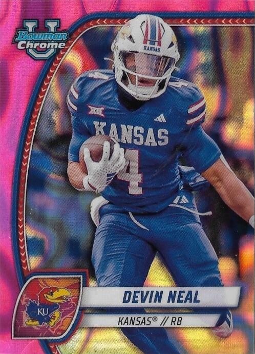 🔥 2024 Bowman Chrome U University Football Pick Complete Your Set Pink Lava 🔥