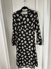 Zara Dress Floral Black Size M