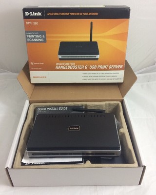 D-Link WBR-2310 Multifunction Rangebooster USB Print Server