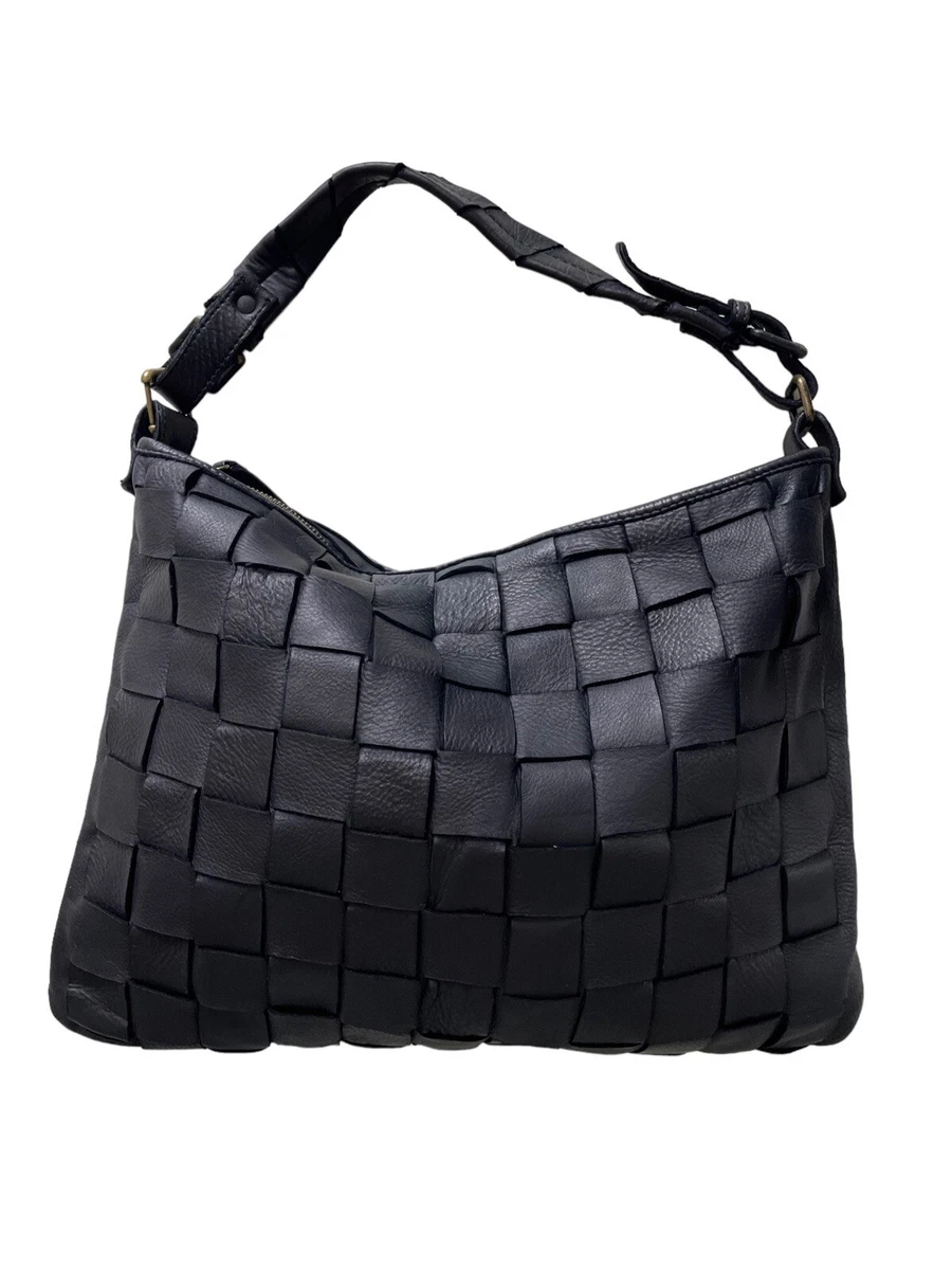 Piccola borsa a tracolla in pelle - Grande portafoglio bifold per lei - Portafoglio in pelle personalizzato - Portafoglio a tracolla da donna - Con cinturino da polso - Italia