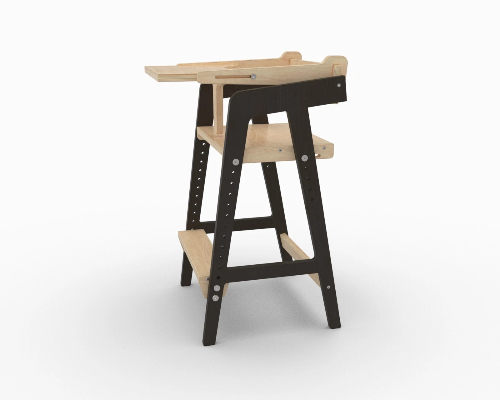 Highchair Natural Childcare High Chair Baby Feeding Highchair Natural