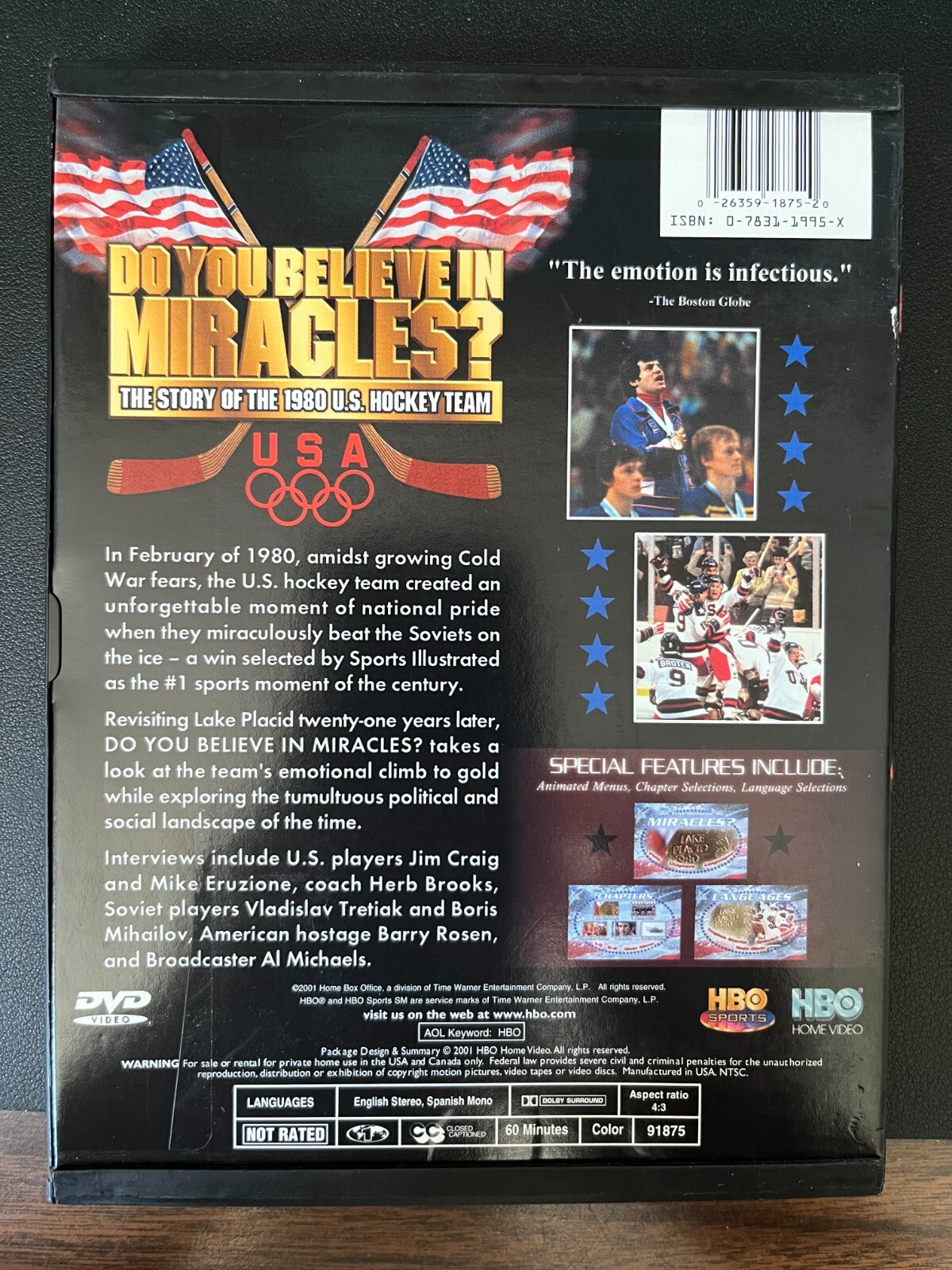 Do You Believe in Miracles - The Story of the 1980 U.S. Hockey Team ...