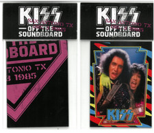 KISS Off the Soundboard Asylum Tour Cards San Antonio Texas December 1985 MINT