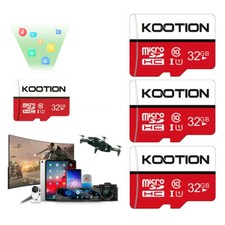 3x 32GB Micro SD TF Card Class 10 Flash Memory Cards For Phone Camera an Adapter