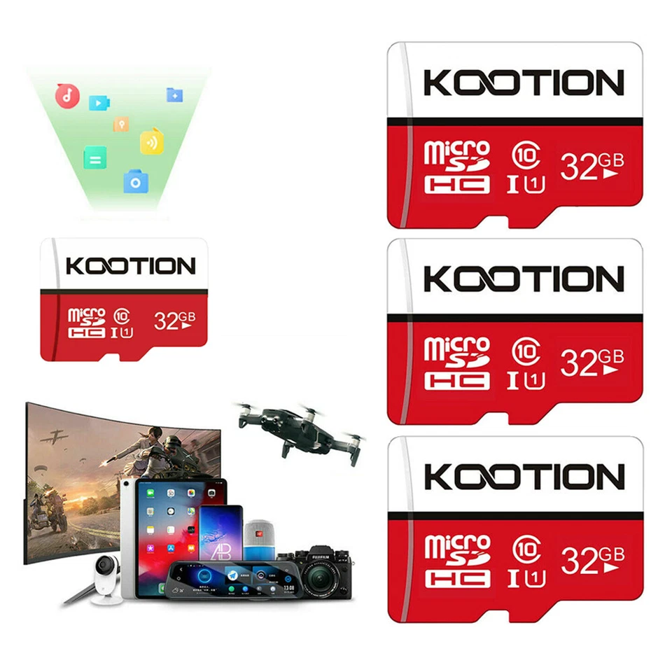 3pcs Fast Flash 32GB Micro SD Card TF Card SDHC C10 Memory Card For Phone/Camera - Image 2 of 4