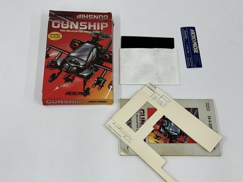 Commodore 64 / 128 Micro Prose Gunship Hubschrauber Simulationsspiel