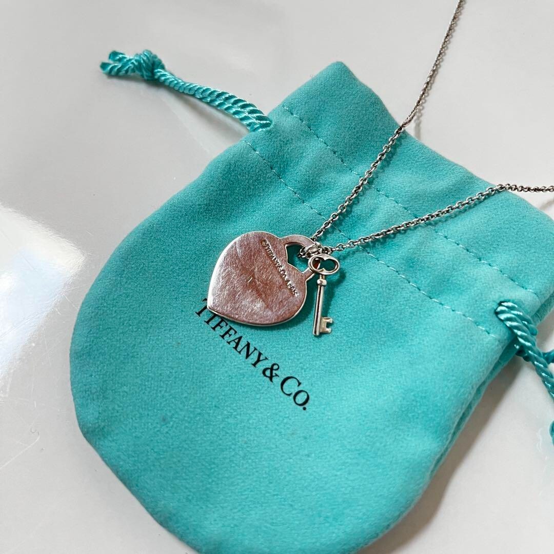 Tiffany & Co. Elsa Peretti Return to Heart Tag Key Sterling SV