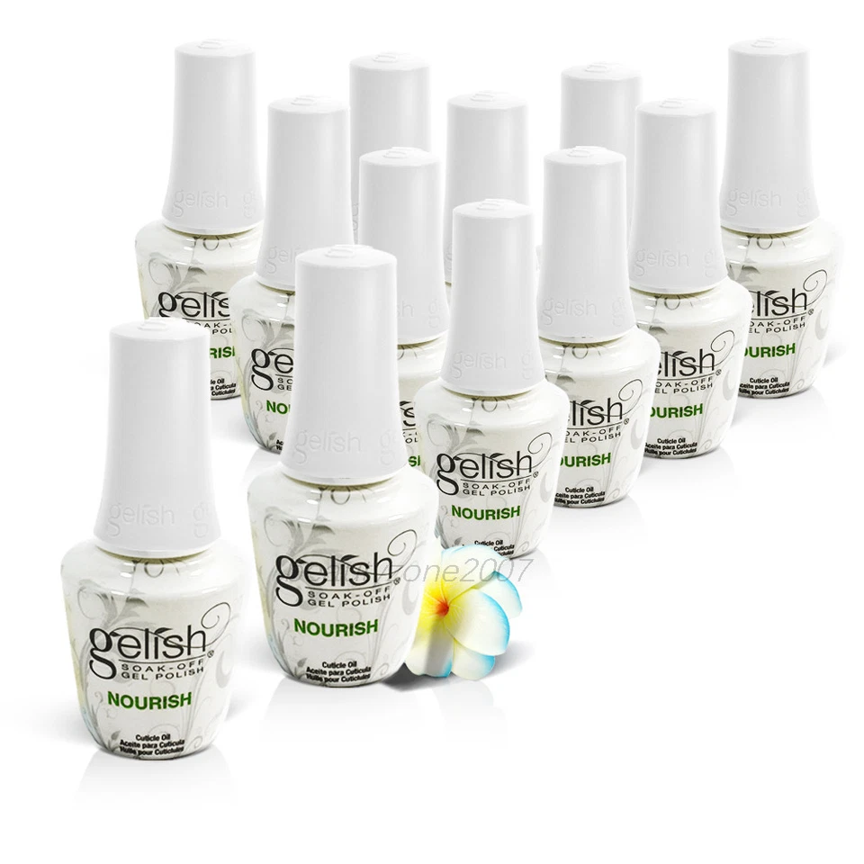 12 Bottles Harmony Gelish Nourish Cuticle Oil 0.5oz