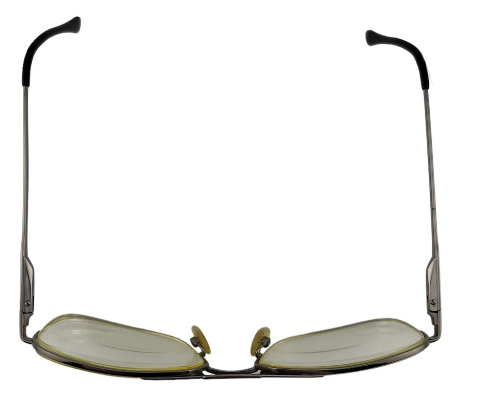 Marcos de gafas de aviador Luxotica vintage cajero 145 mm 58/18 plata natural Foto 4 de 4