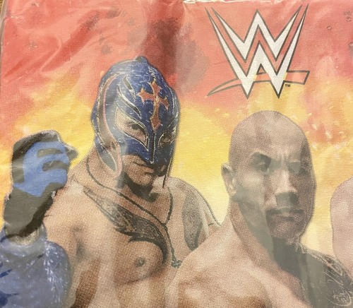 🌷WWE Party Lunch Napkins 16 Rey Mysterious Dwayne The Rock Johnson Daniel Bryan - Picture 5 of 7