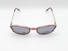 EASYCLIP EC174 EYEGLASS FRAMES W/MAGNETIC CLIP ON SUNGLASSES RED 51-16-135 NEW