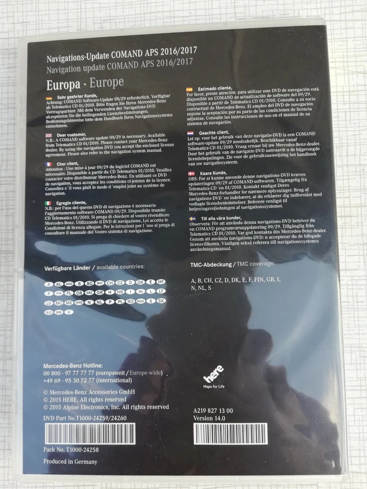 Mercedes-Benz Navigations-Update, COMAND APS, Europa, Version 2016/2017 - Bild 3 von 4