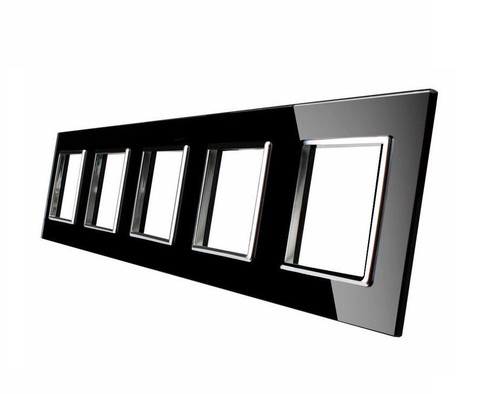 LIVOLO LICHTSCHALTER STECKDOSEN WECHSELSCHALTER DIMMER GLASRAHMEN SCHWARZ - Bild 63 von 297