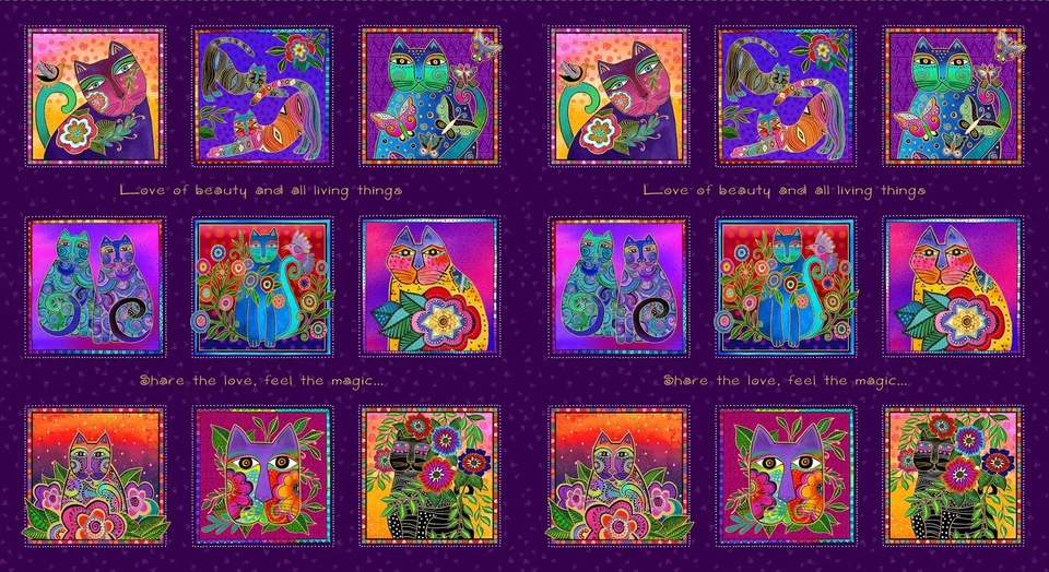 Flutterbyes digitales Fantasticats by Laurel negros por 44" de ancho Foto 2 de 3