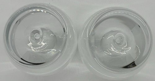 (2) Steak-n-Shake schwere Steine Gläser, geätzt, Krosno Polen, 4" hoch - Bild 7 von 8