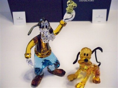 SWAROVSKI DISNEY GOOFY & PLUTO 5301576 & 5155753 | eBay