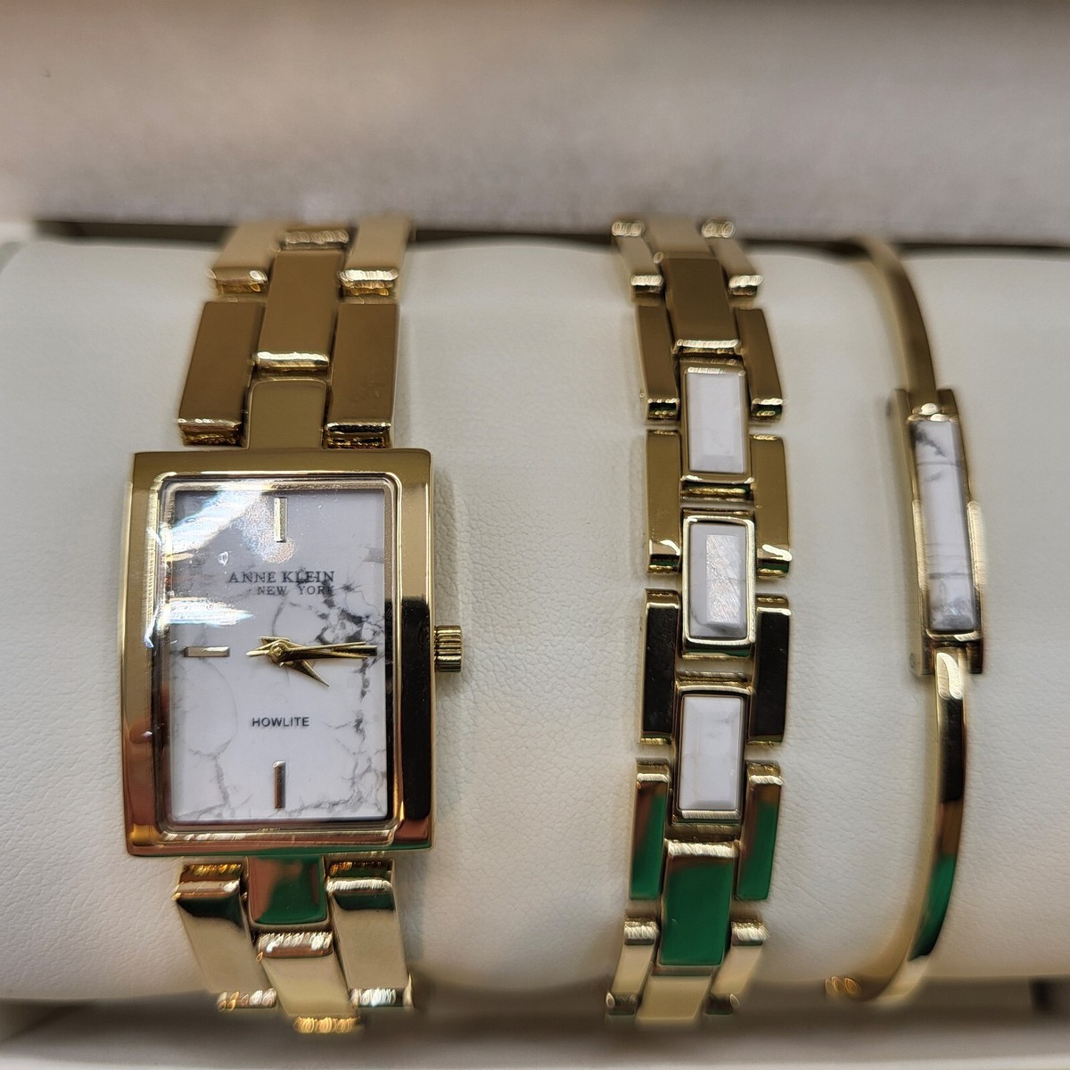 Anne Klein New York Ladies Howlite Bracelet & Watch Set New Anne Klein New York Ladies Howlite Bracelet & Watch Set New  main image 3